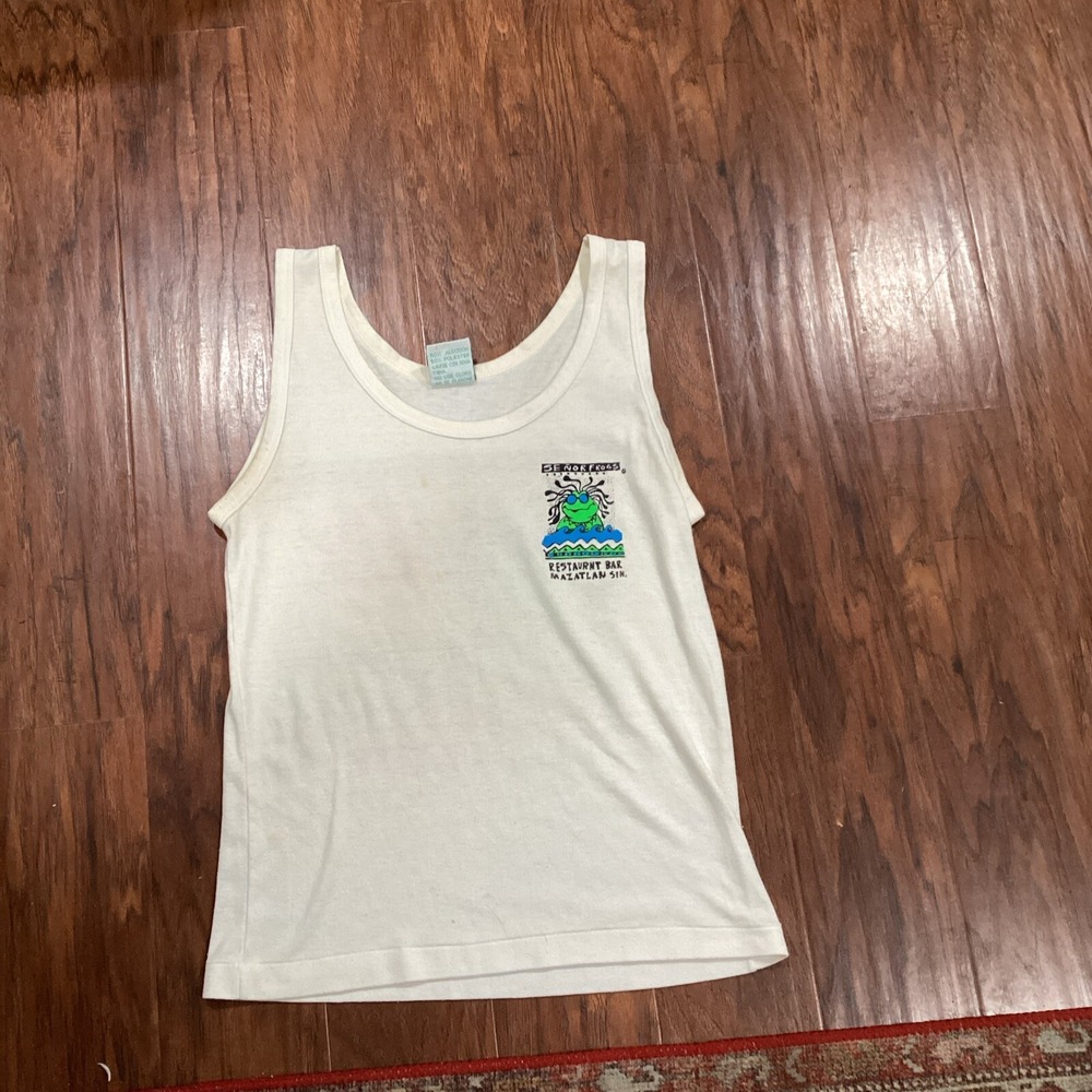 Vintage Senor Frog Tank Top Adult Medium  Shirt Soccer Cancun Mexico 90s